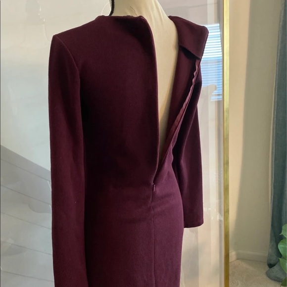 Zara burgundy knit dress - Picture 5 of 5